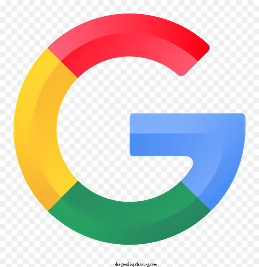 transparent google logo black background with google logo blue and red 1710875641328
